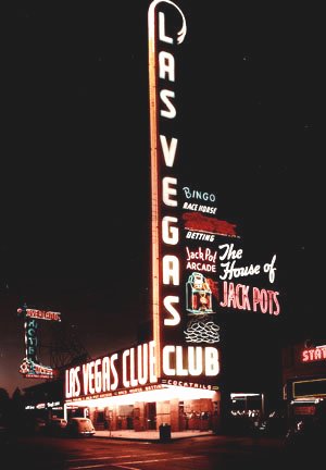 Neon, Las Vegas and Designer Hermon Boernge - Classic Las Vegas
